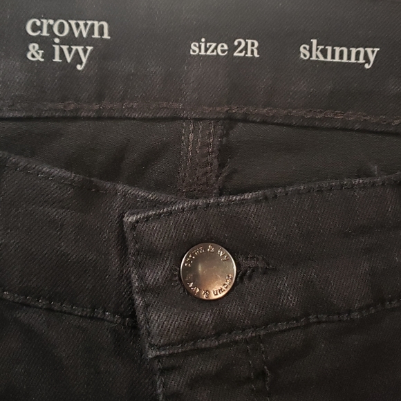 NWT Women's Crown & Ivy Skinny Jeans - Picture 6 of 8
